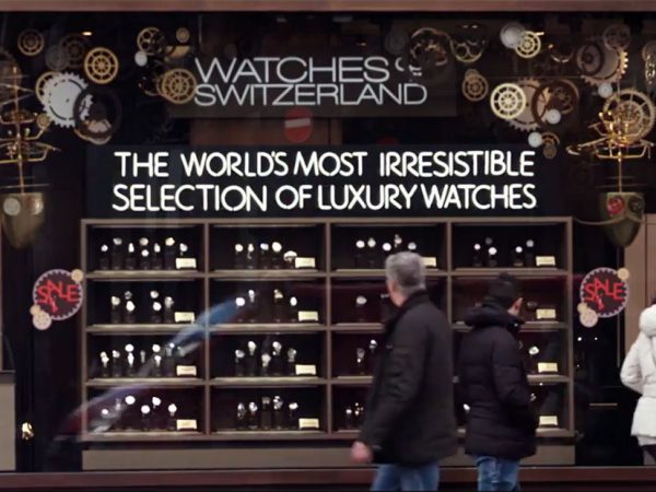 Watches of Switzerland store front.