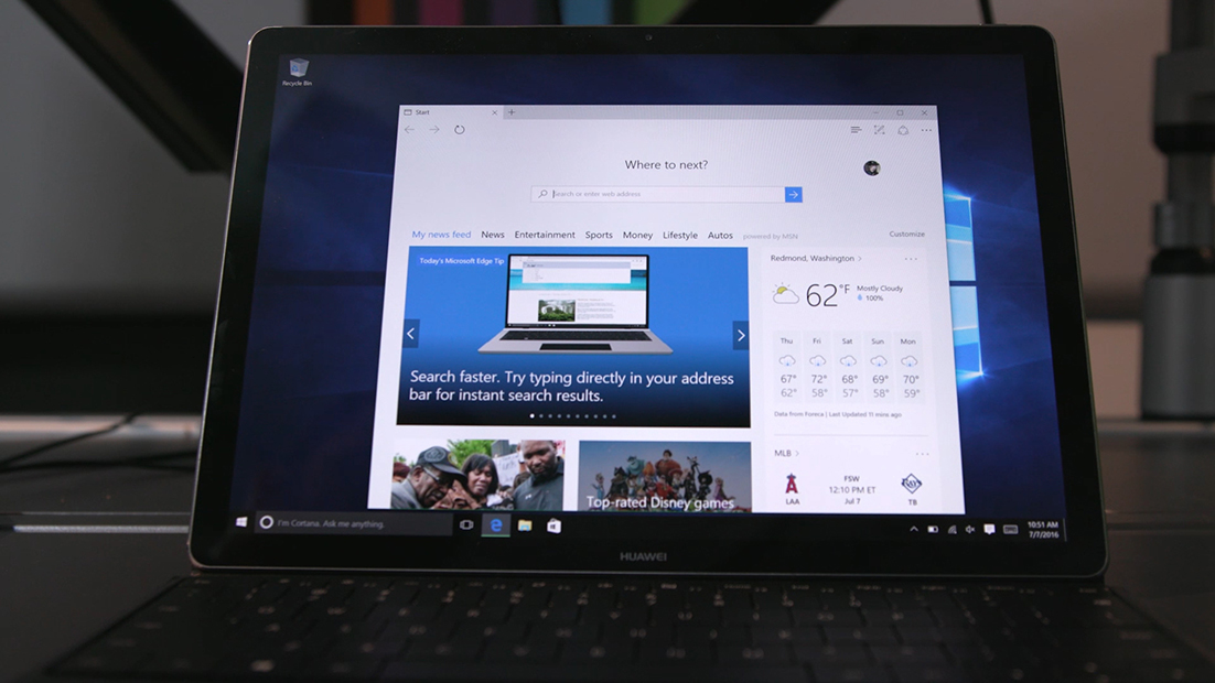 Huawei MateBook with Windows 10
