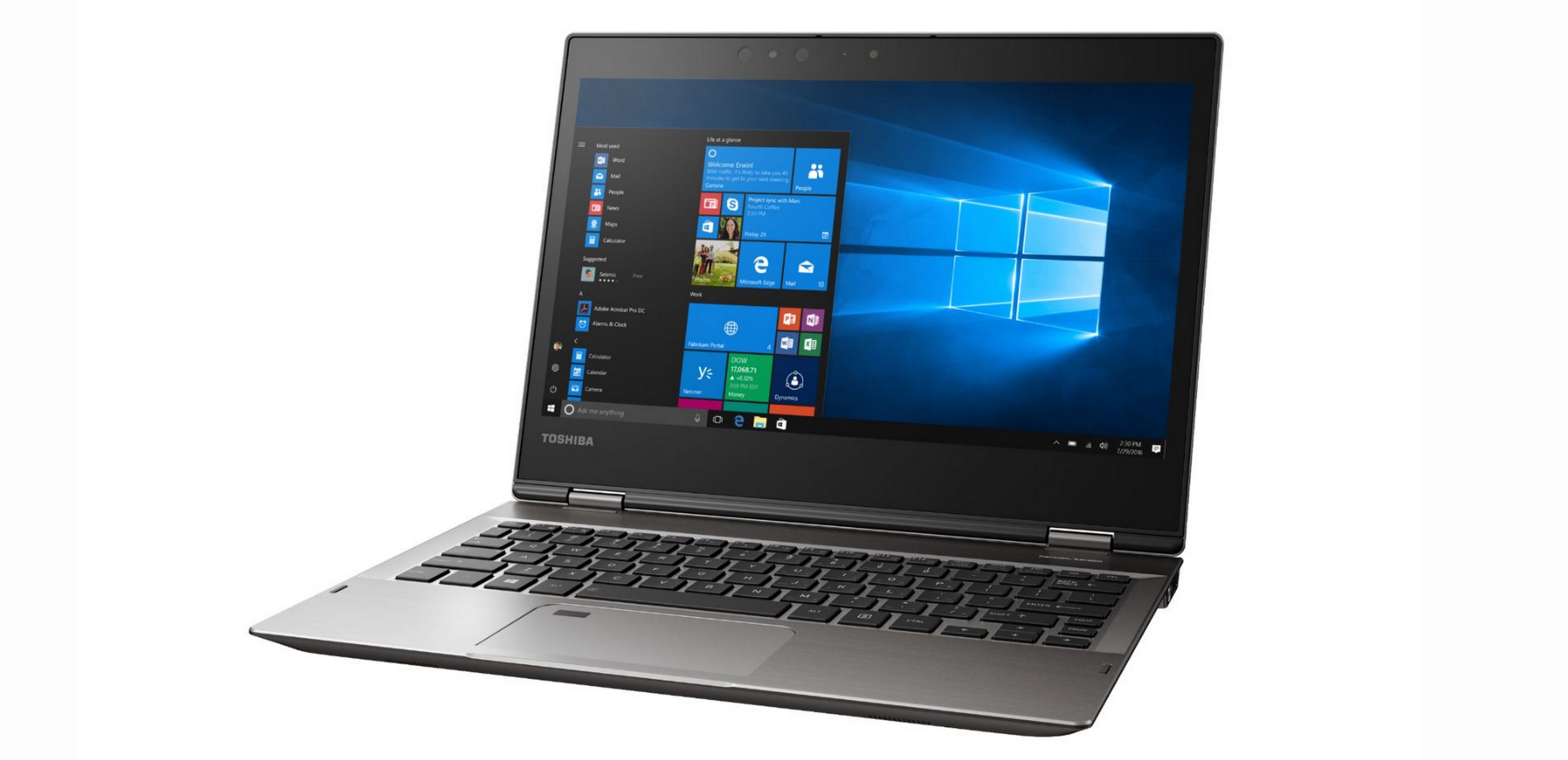 The Portégé X20W with Windows 10