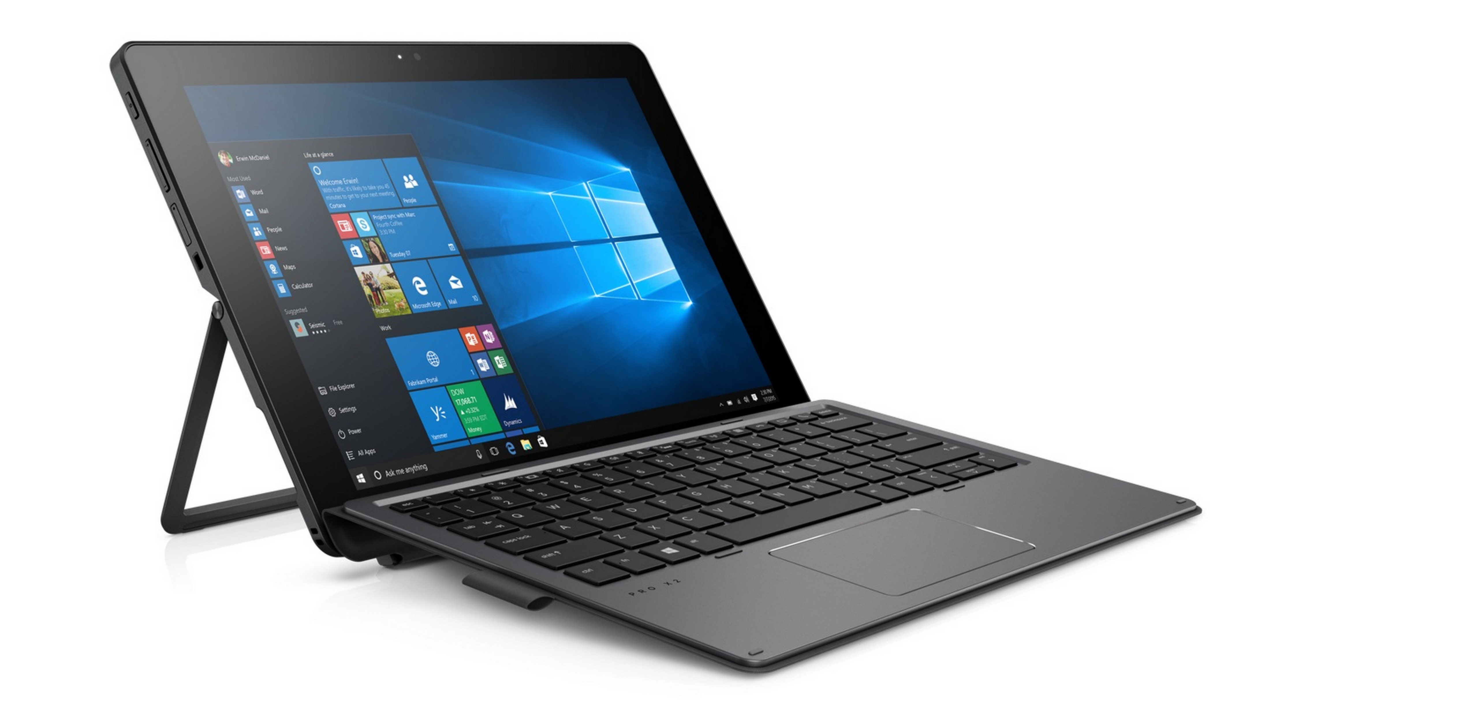 The HP Pro x2 512 G2 with Windows 10
