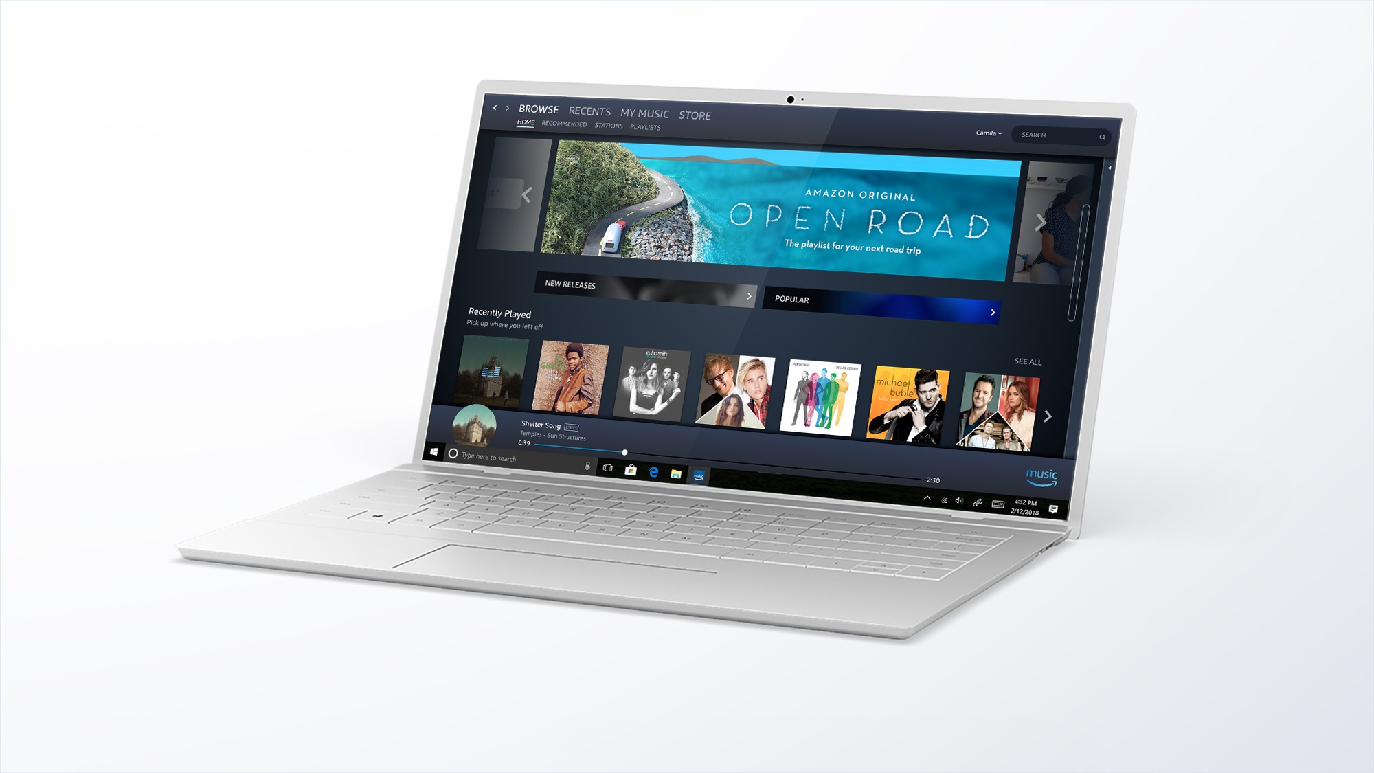 Amazon Music app for Windows 10