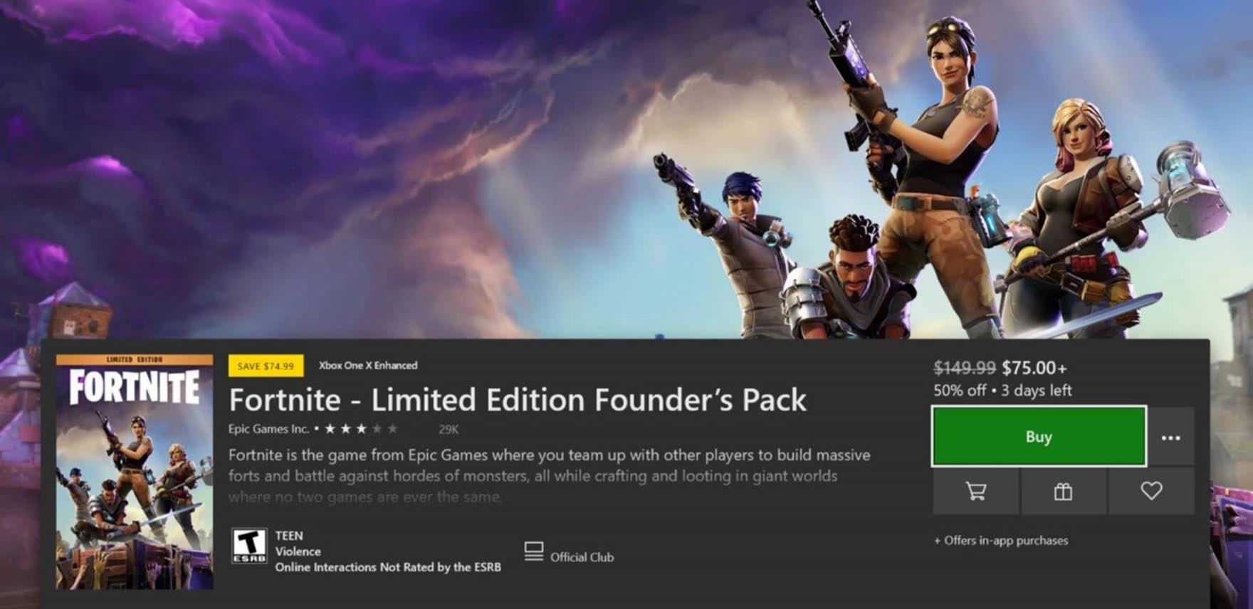 Microsoft Store user interface