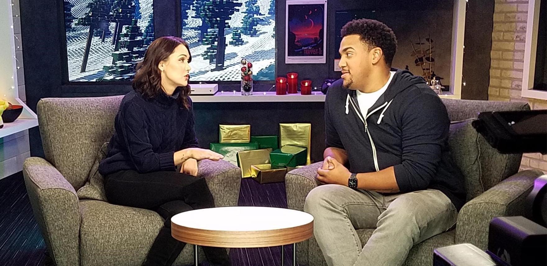 Jessica Chobot and guest