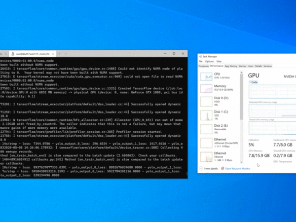 Computer screen with an image of code.