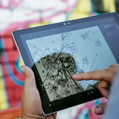 Создано на Surface