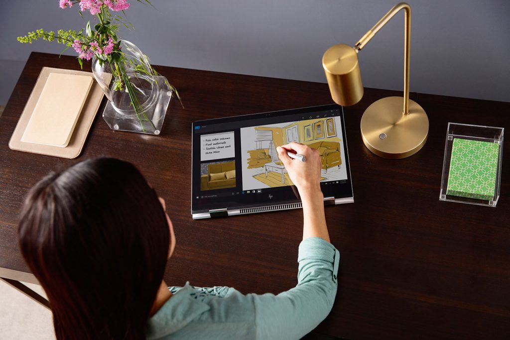 HP ENVY x360 под управлением Windows 10