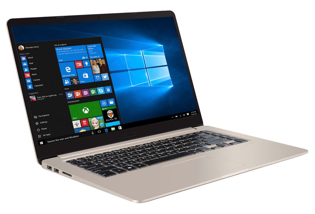 VivoBook S15 (S510) под управлением Windows 10