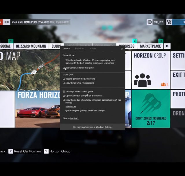 Главная страница приложения Xbox