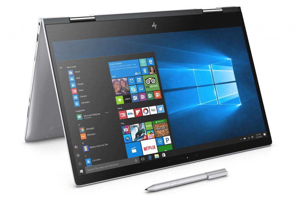 HP ENVY x360 под управлением Windows 10