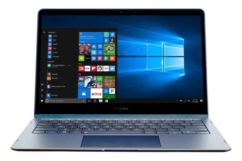 ZenBook Flip S (UX370) под управлением Windows 10