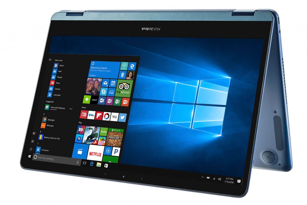 ZenBook Flip S (UX370) под управлением Windows 10