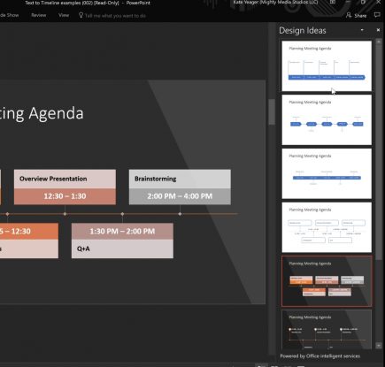 Советы по Windows 10: превратите текст во временную шкалу в PowerPoint