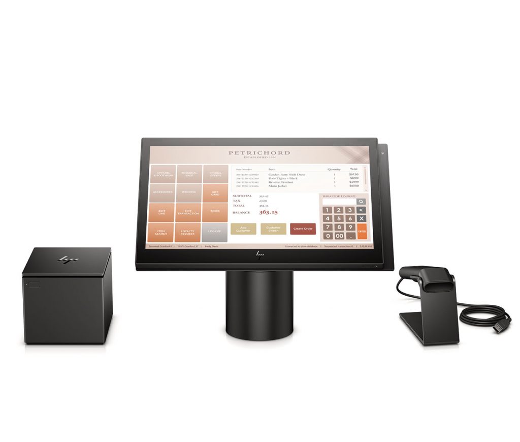 POS-система HP ElitePOS на базе Windows 10