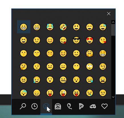 Советы по Windows 10 Tip: откройте клавиатуру эмодзи