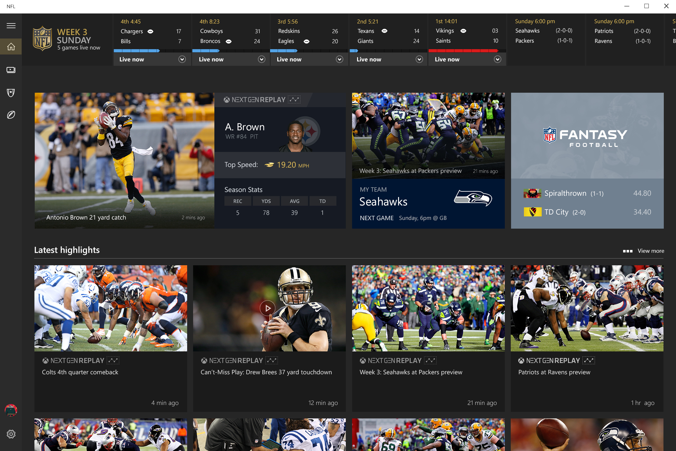 NFL on Windows image 2