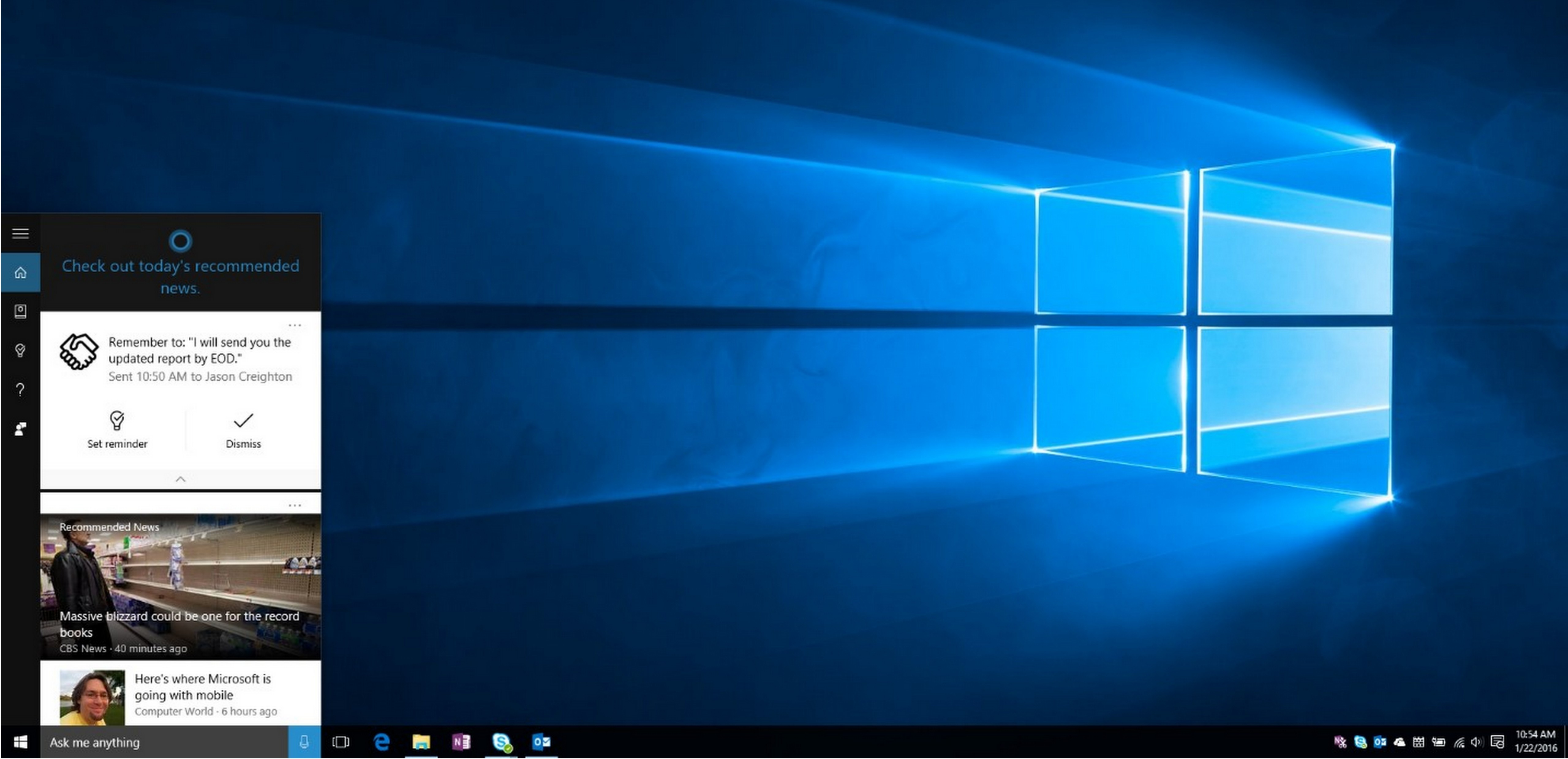 Cortana on Windows 10 Gets Better at Helping You Manage Your Busy Schedule
