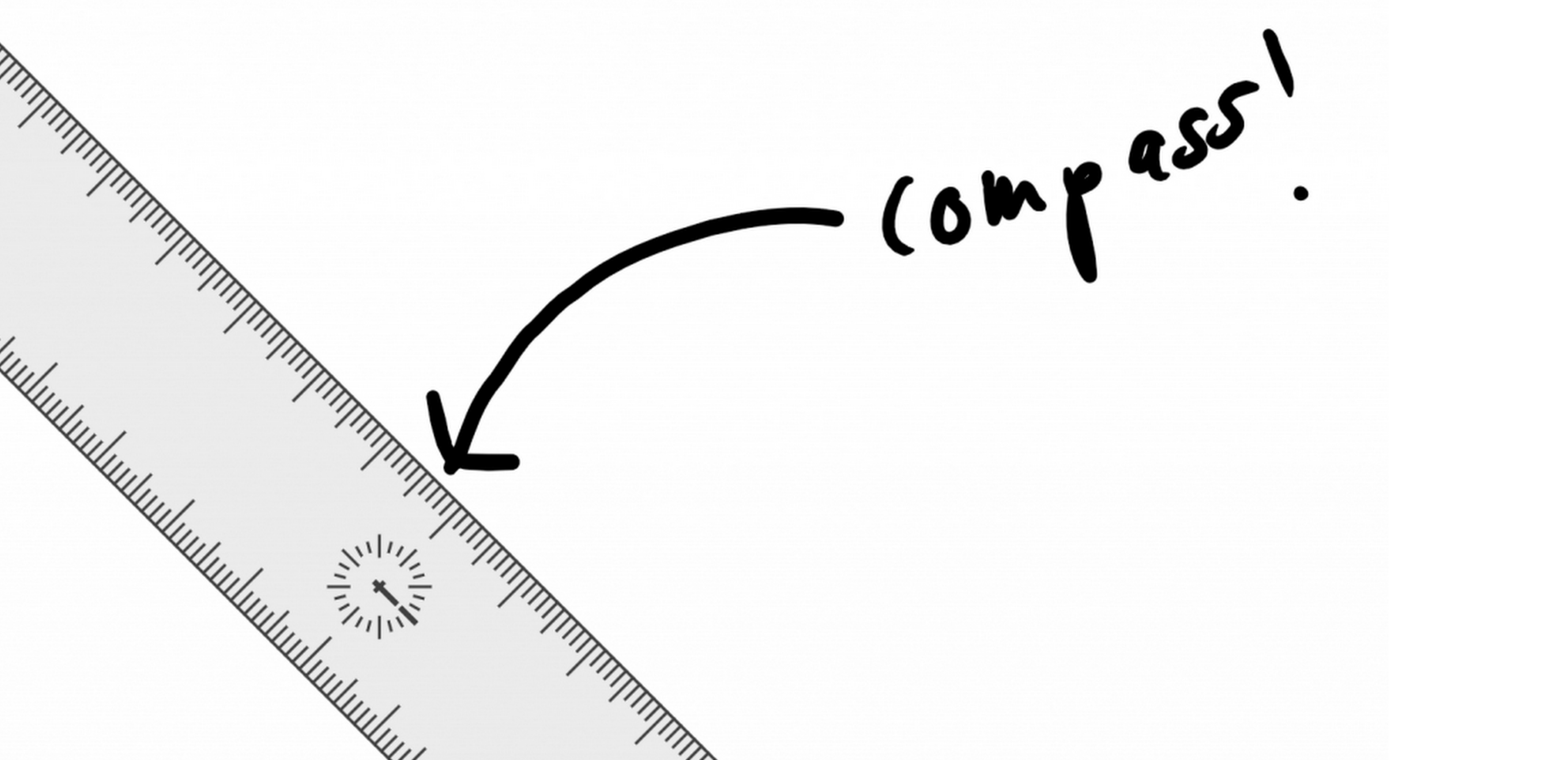 Windows Ink ruler now includes a compass