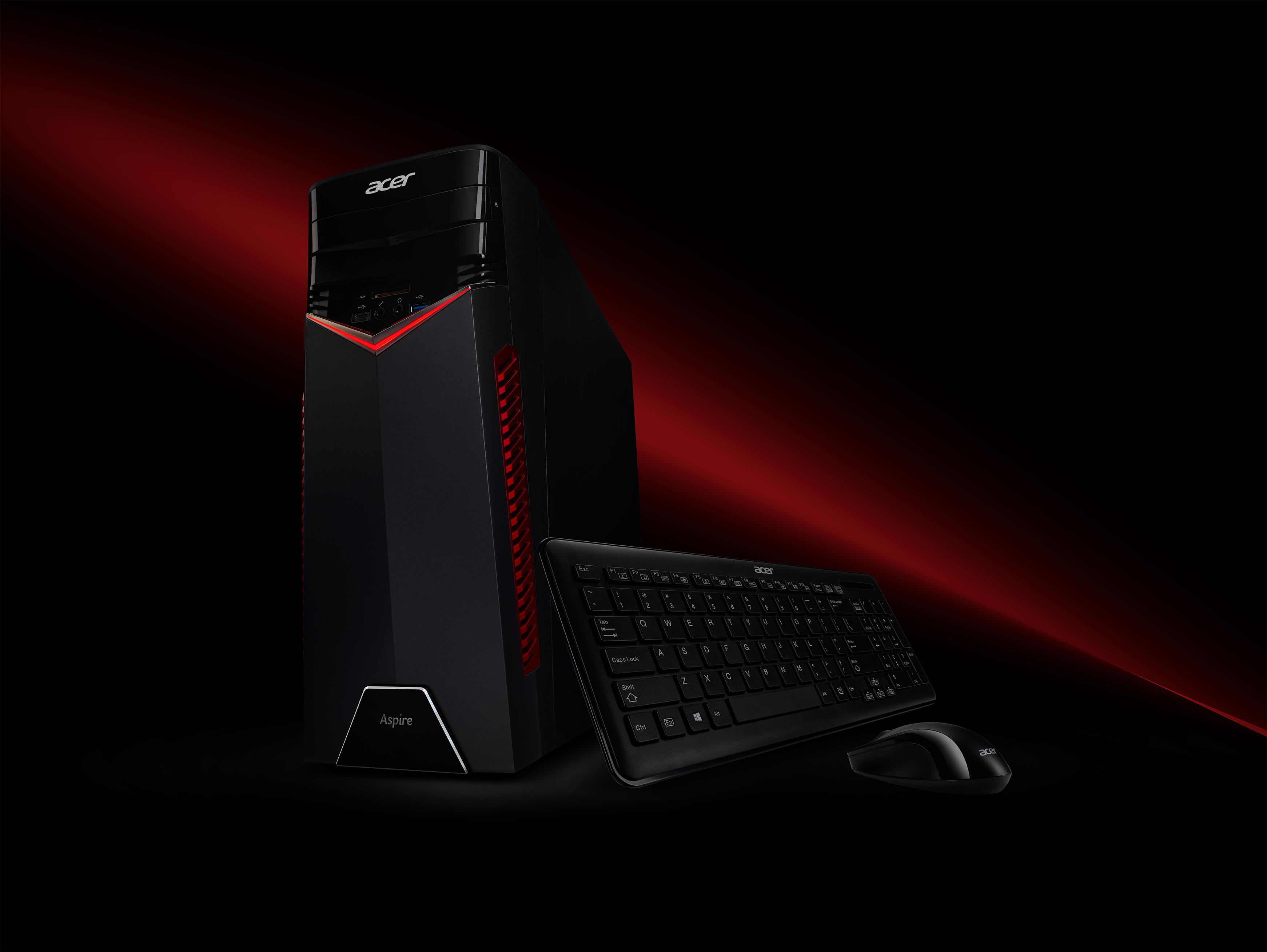 The Aspire GX desktop PC Series powered by Windows 10