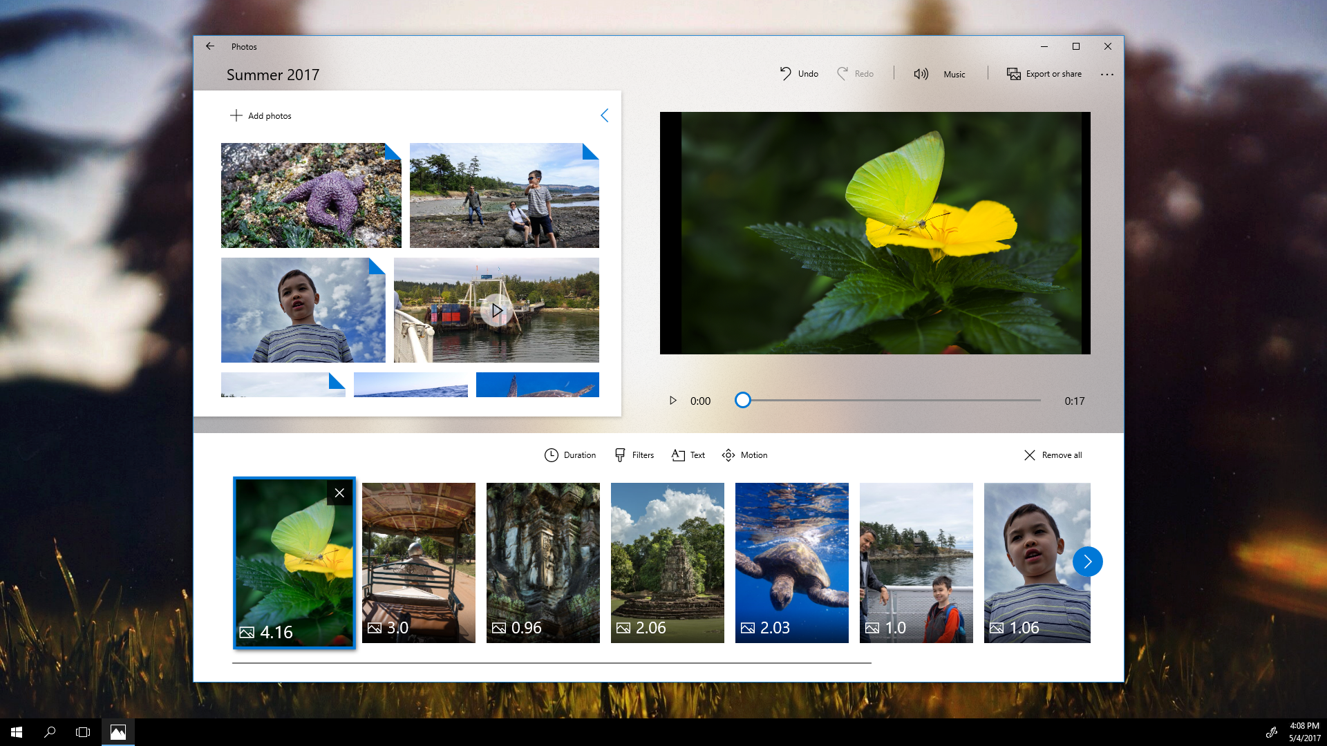 New Story Editor in the Photos app
