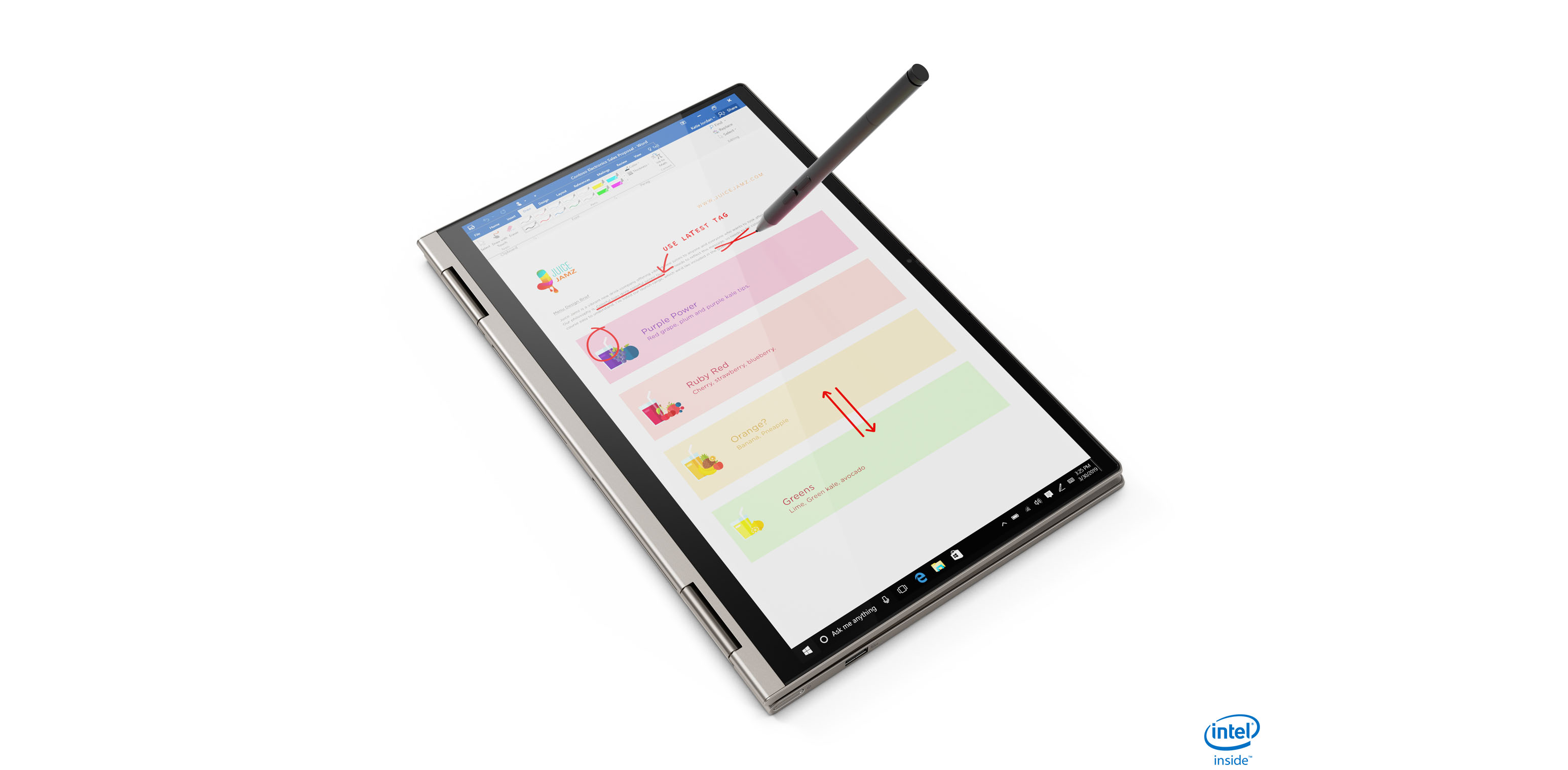 Photo of Lenovo Yoga C640 open and facing reader