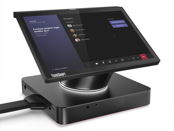Lenovo ThinkSmart Hub facing viewer