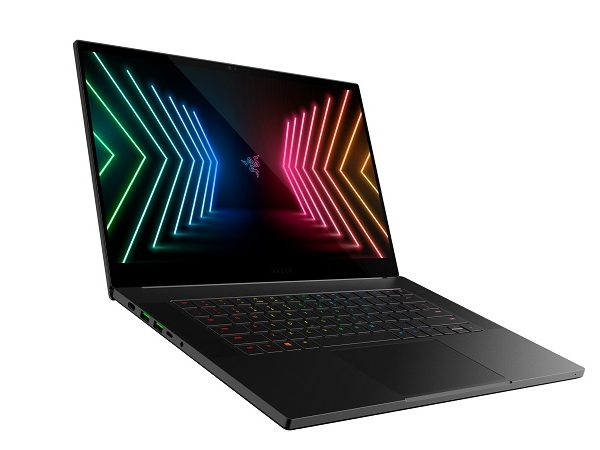 Razer Blade Advanced 15 Model open and facing right