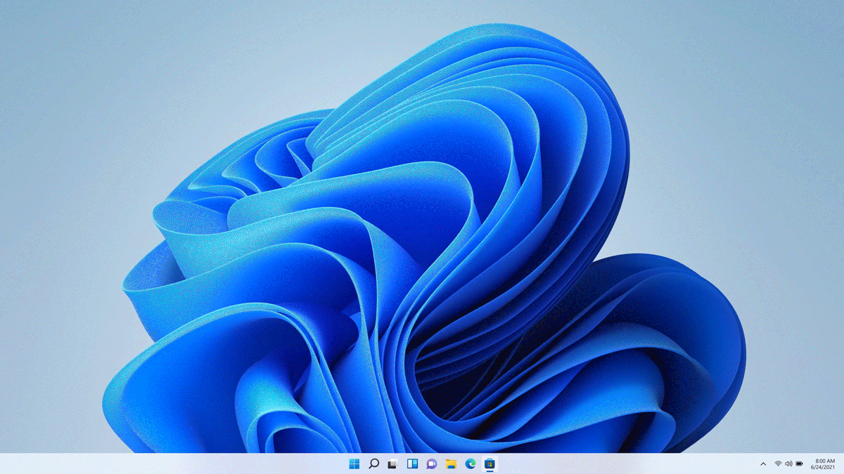 User interface for Windows 11