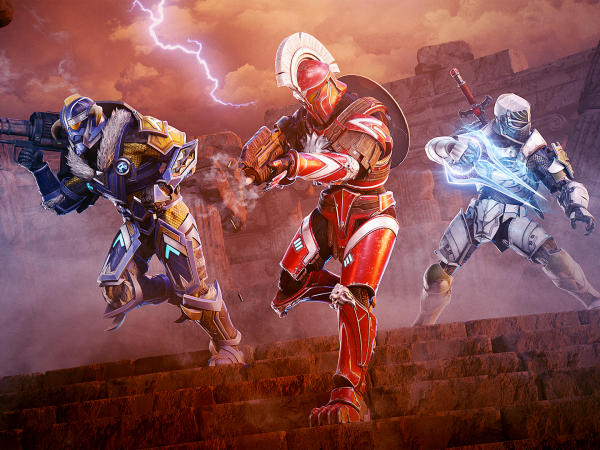Halo characters in combat