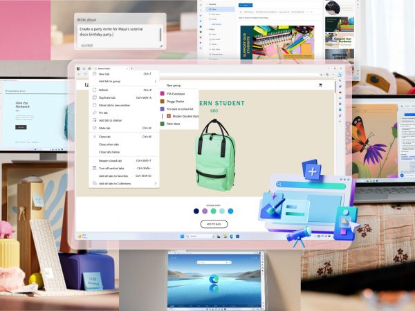 Collage of a variety of computer screens
