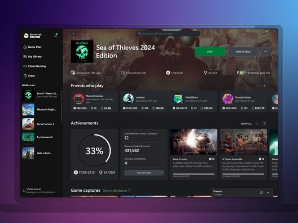 Screenshot of game hubs