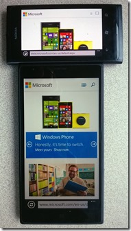 3.7 inch and 6 inch phones