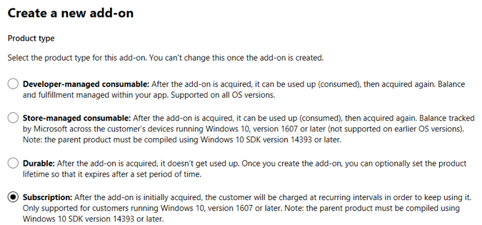 Create an add-on submission for your subscription in the Dev Center dashboard and publish the submission.