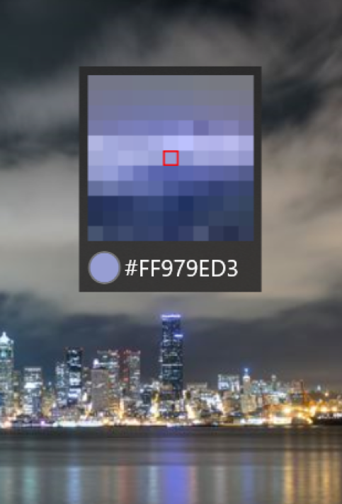 Example of Eye Dropper control feature.