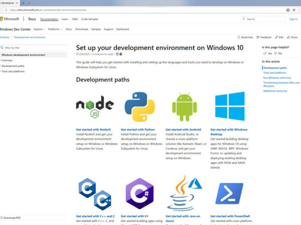 windows-dev-center