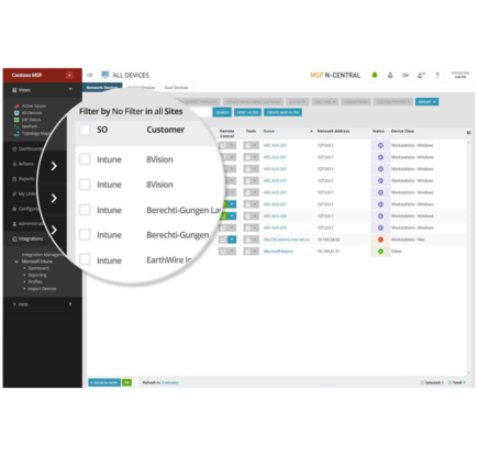MSPの監視と管理