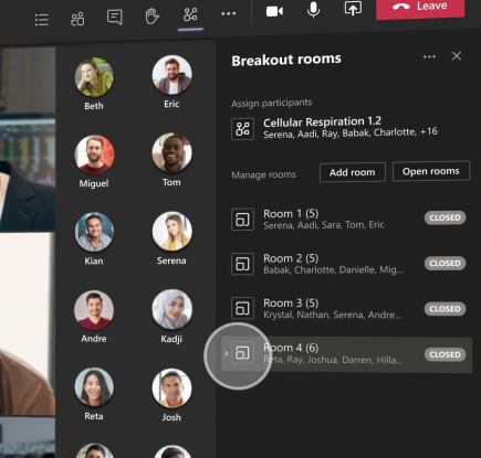 Teamsブレークアウトルーム