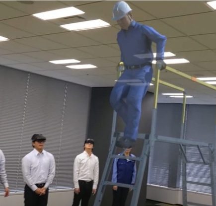3D キャラクターを使った災害事例