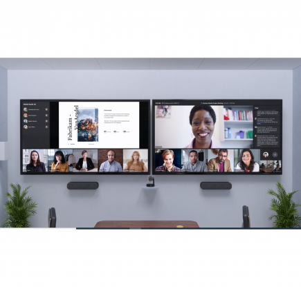 Microsoft Teams Rooms のFront row レイアウト