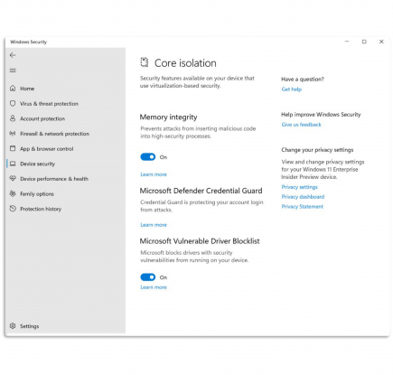Windows 11 用の新しいセキュリティ機能がハイブリッド ワークの保護に貢献