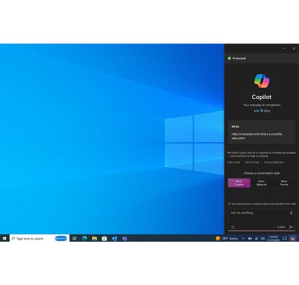 コパイロットが Windows 10 に登場