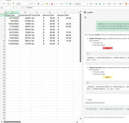色、条件、Copilot: Copilot in Excel で条件付き書式を活用して時間を節約する方法 (パート 11)