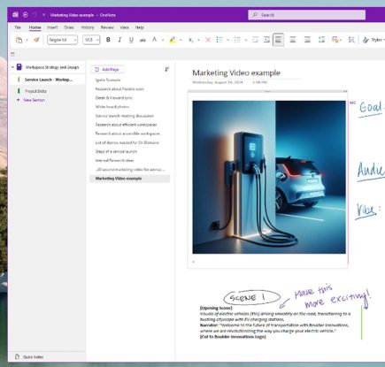 Ignite で発表された Microsoft 365 Copilot in OneNote の新機能