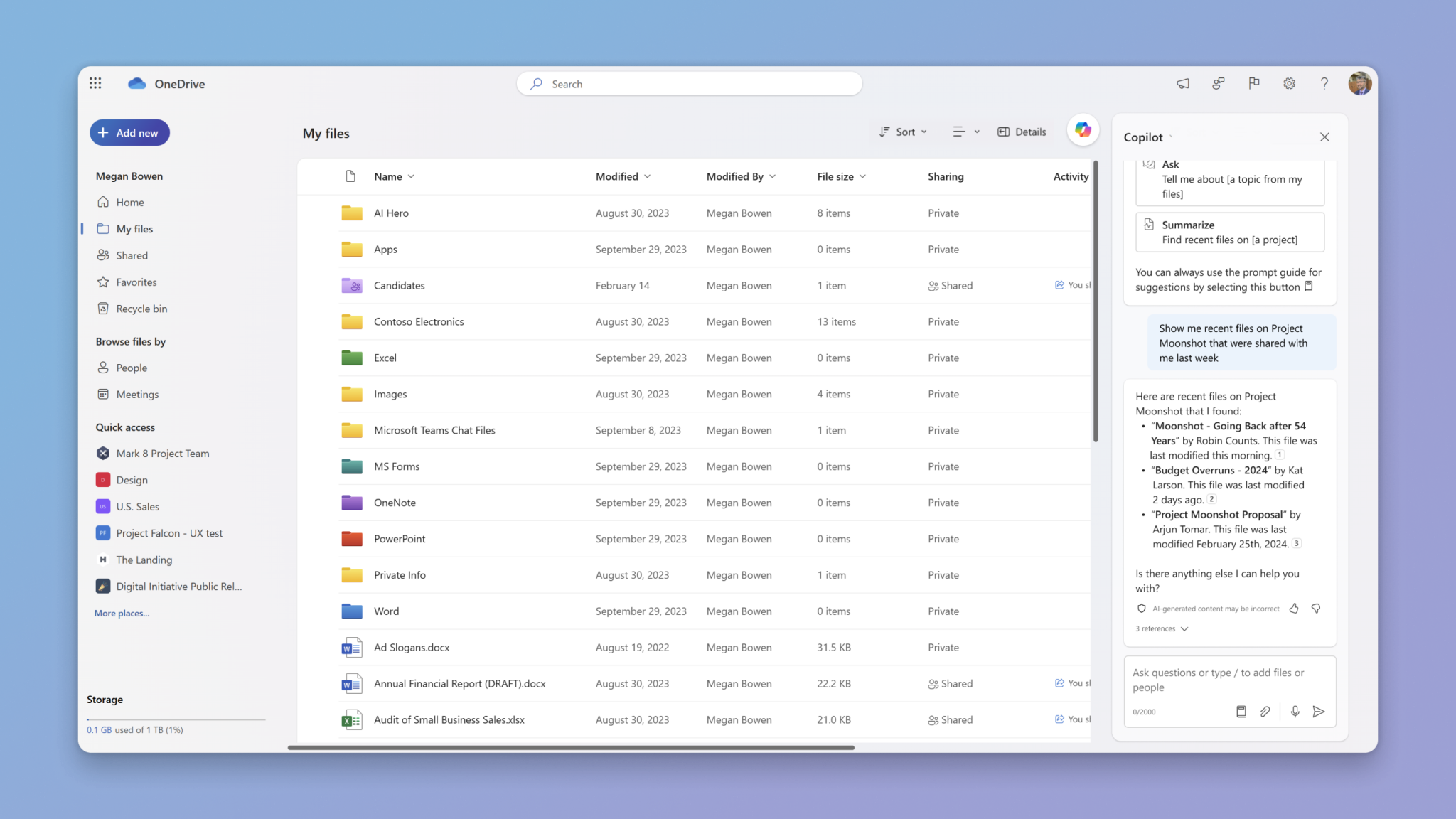 Copilot in OneDrive: ファイルを革新的に活用できる新機能 - Windows Blog for Japan