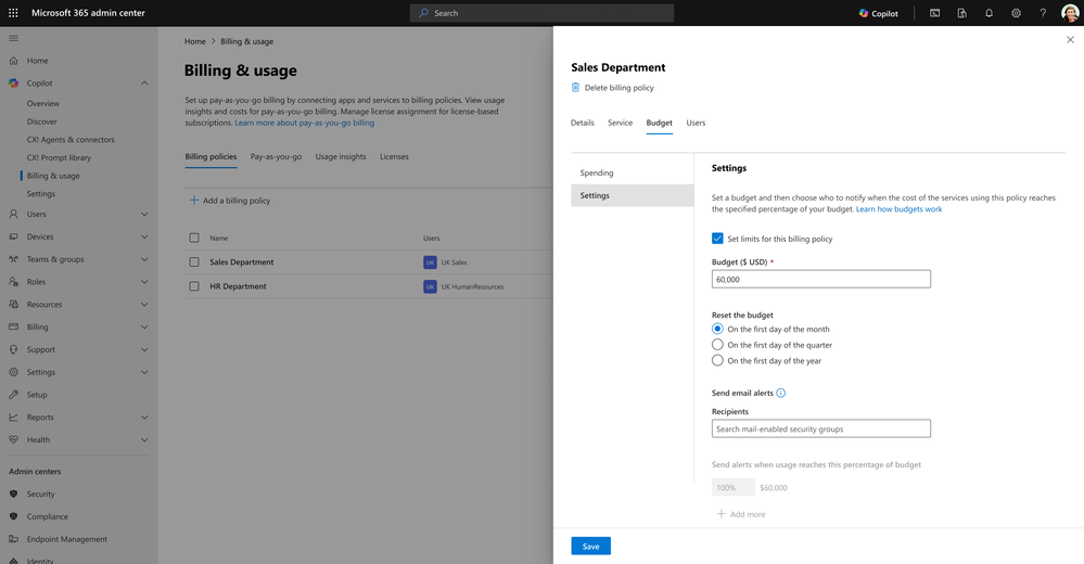 Microsoft 365 管理センターに新しいレポートと管理機能を追加