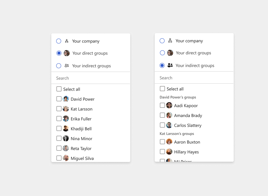 Copilot ダッシュボードでのグループ単位のドリルダウン機能を強化