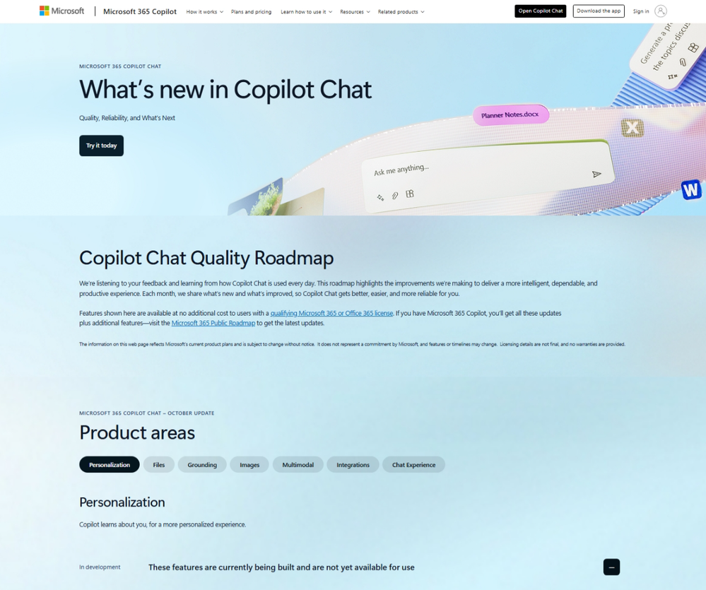 Copilot Chat の最新機能で業務をさらにスマートかつ効率的に