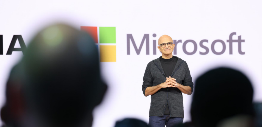 Microsoft Build 2026で講演するサトヤ ナデラ