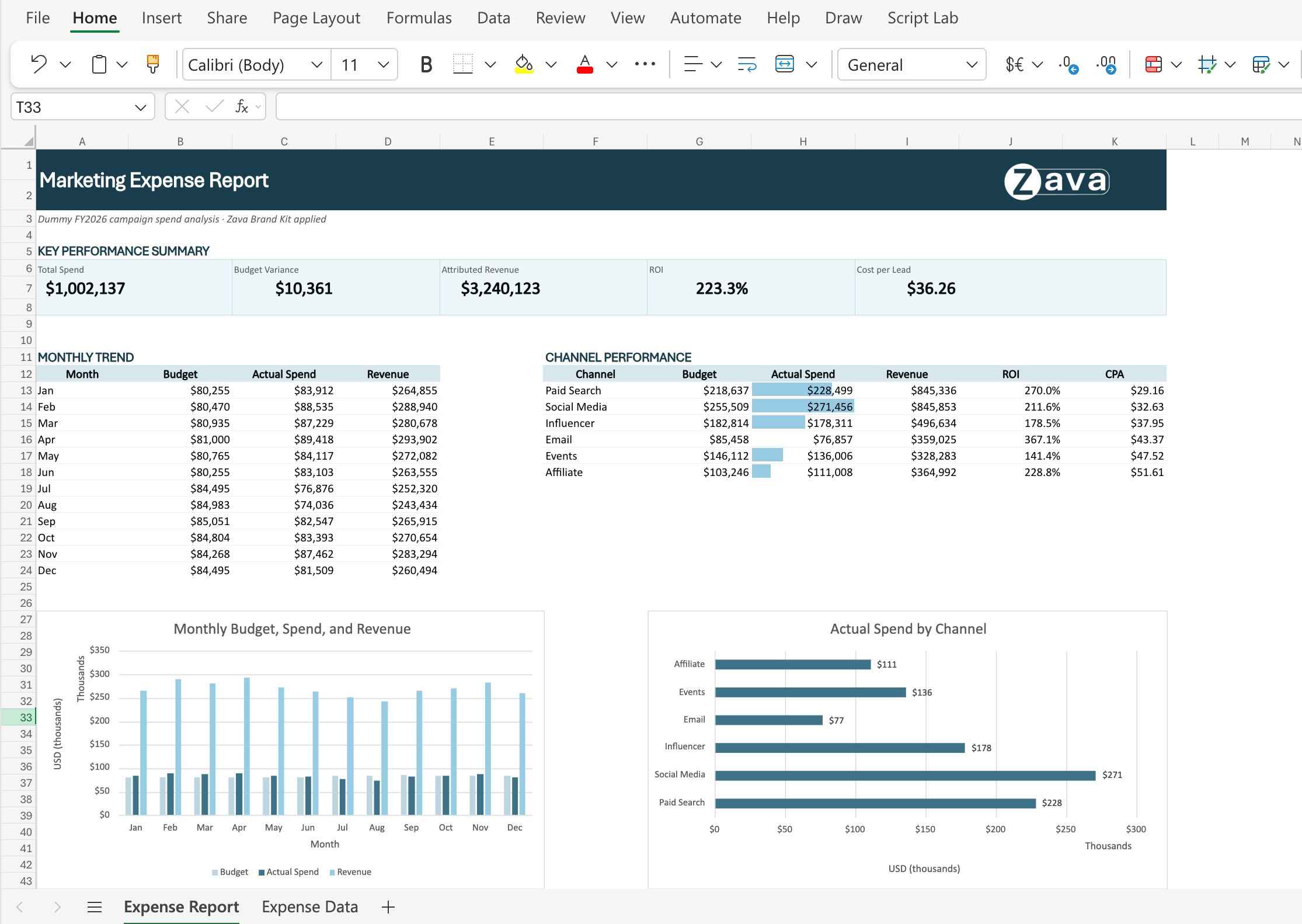 Excel BrandKit