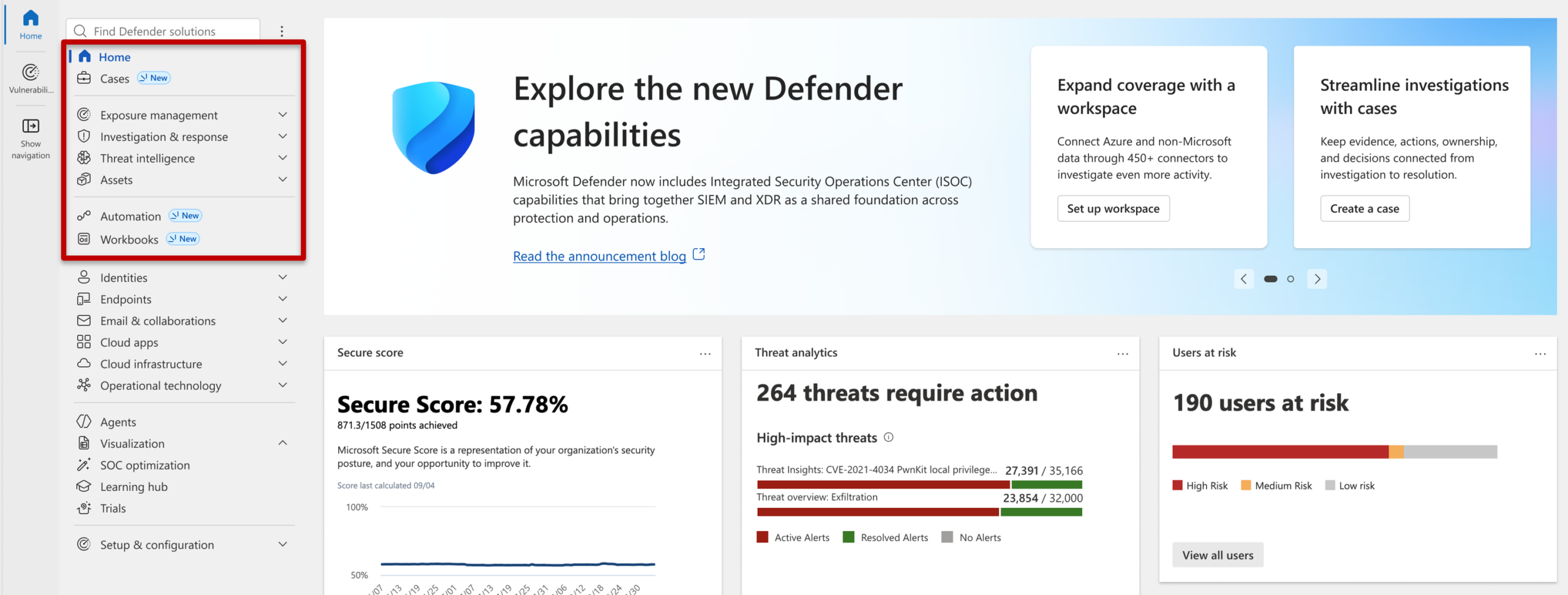 Explore the new Defender capabilities