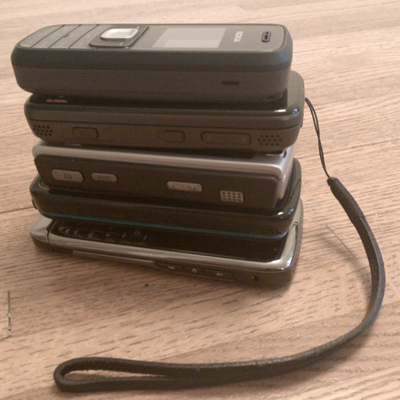 I have too many phones, identify and comment